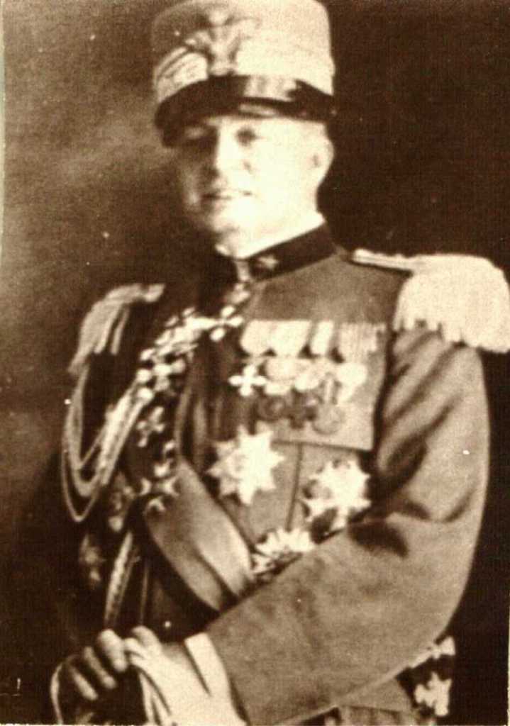 Paolo Primo – General of the Armed Forces in retirement in 1936